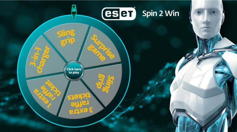 Branded prize wheel