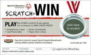 branded digital scratch off game