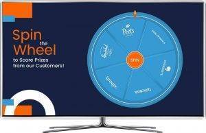 trade show digital prize wheel
