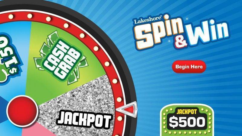 Virtual Prize Wheel for a Big Screen