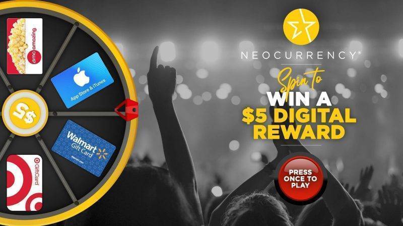 2020 Virtual Prize Wheel for Digital Rewards