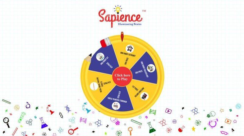 Educational Company Virtual Prize Wheel