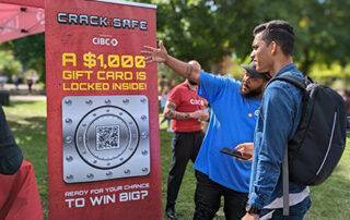 QR Code game used in a promotion
